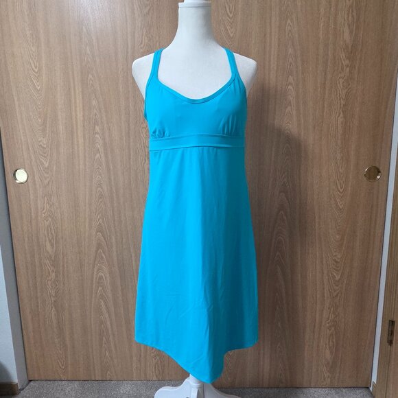 Athleta Shorebreak Turquoise Swim Dress - Picture 3 of 12